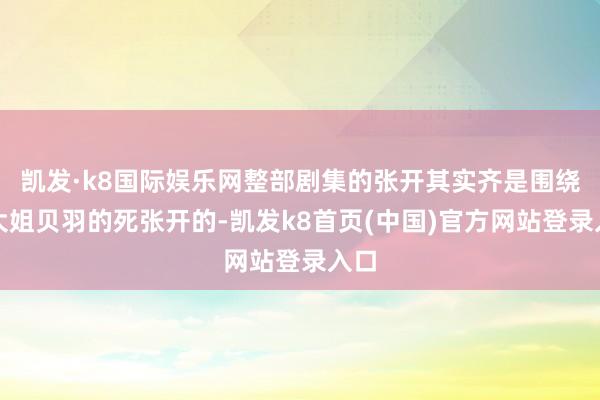 凯发·k8国际娱乐网整部剧集的张开其实齐是围绕着大姐贝羽的死张开的-凯发k8首页(中国)官方网站登录入口